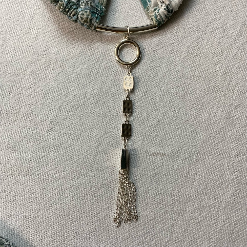 Mlle Gabrielle Floral Patchwork Halter Jewelry Accent Maxi Size 2x - Picture 3 of 14